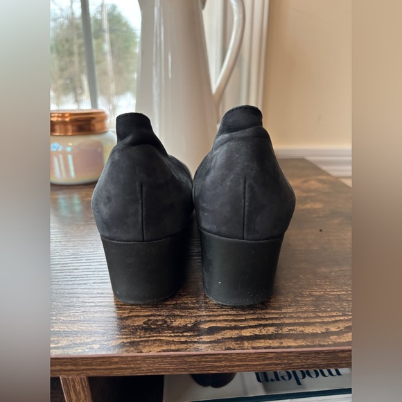 Arche Ballet Pumps with wedge block heel made in Italy, Suede size 37 - Picture 5 of 6